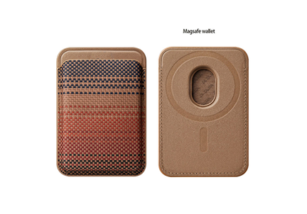 Kevlar PU Leather MagSafe Wallet  for iPhone 12-17 Series( (Support OEM/ODM)